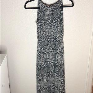 Kenneth Cole snake print summer maxi dress